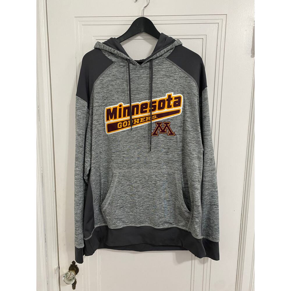 University of Minnesota Gophers Stitched Hoodie Sweatshirt Size L